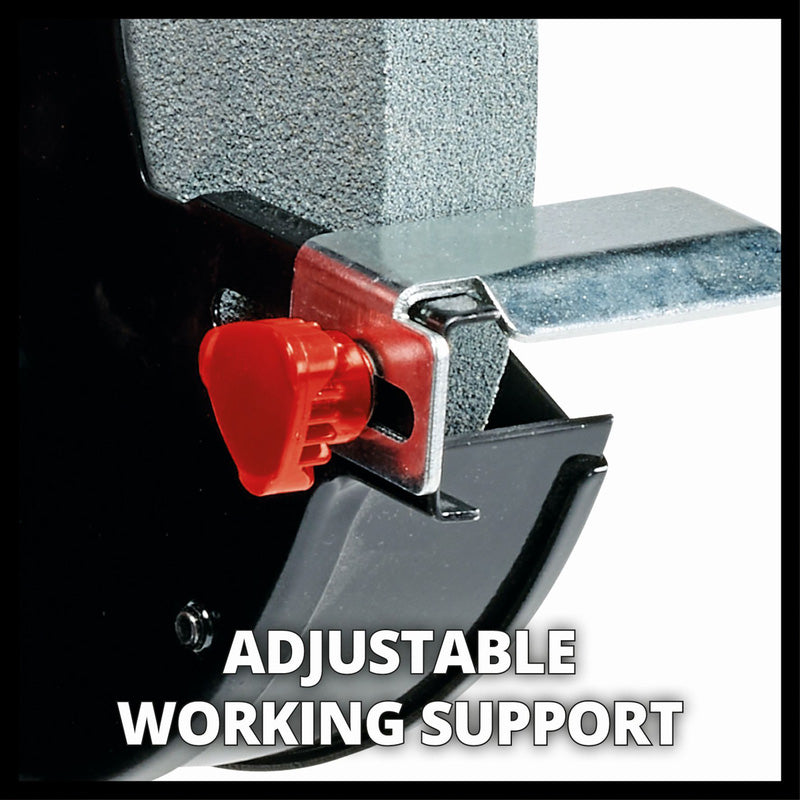 Einhell 400W 200mm / 8" Bench Grinder with Light 230V