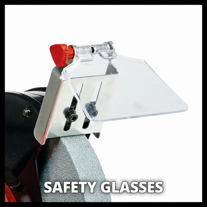 Einhell 400W 200mm / 8" Bench Grinder with Light 230V