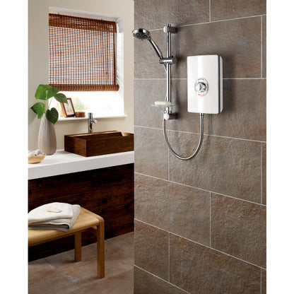 Triton Collection Electric Shower Gloss White 8.5kW