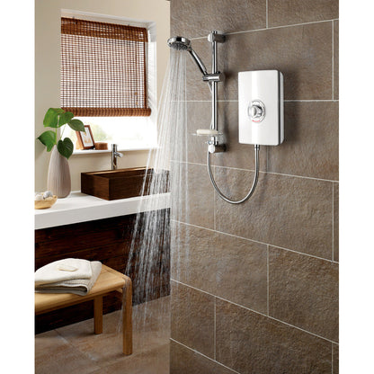 Triton Collection Electric Shower Gloss White 8.5kW