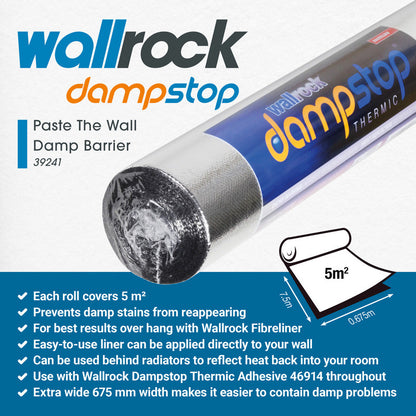 Wallrock Dampstop Thermic 7.5m x 67.5cm