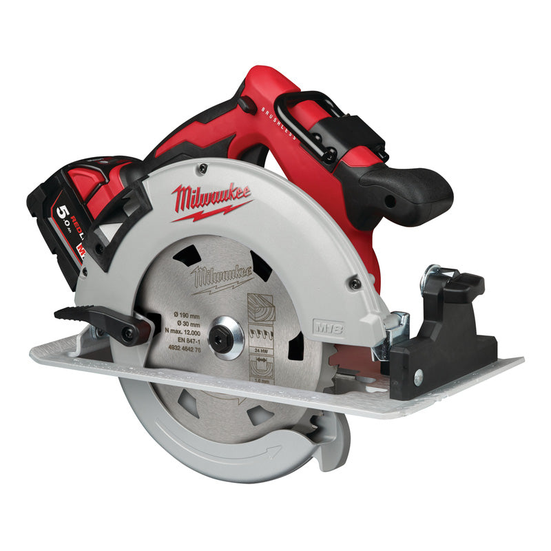 Milwaukee M18 BLCS66-502X Brushless 66mm Circular Saw 2 x 5.0Ah