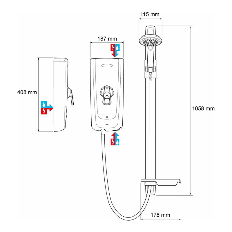 Mira Advance Thermostatic Flex 8.7kW