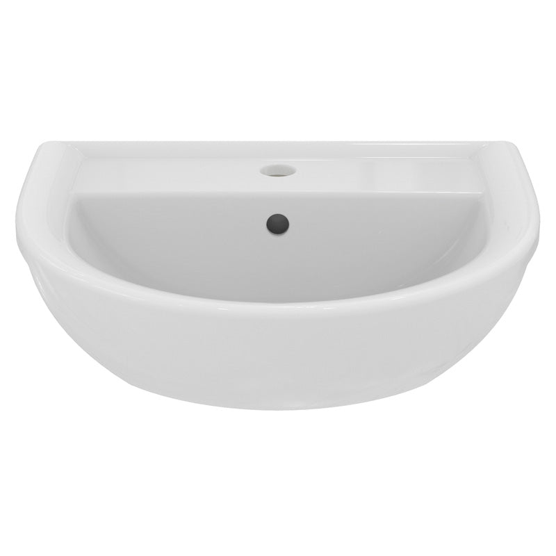 Armitage Shanks Sandringham 21 Semi-Recessed Basin 50cm 1 Tap Hole