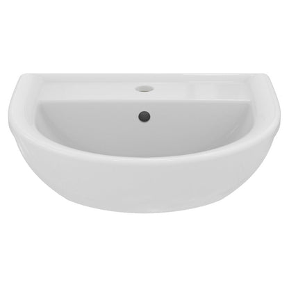 Armitage Shanks Sandringham 21 Semi-Recessed Basin 50cm 1 Tap Hole