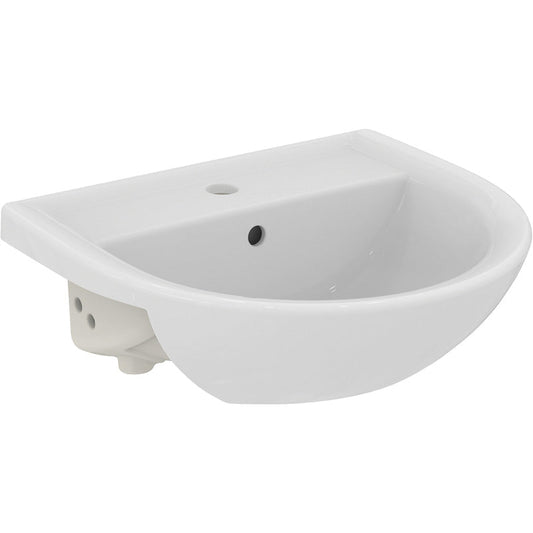 Armitage Shanks Sandringham 21 Semi-Recessed Basin 50cm 1 Tap Hole