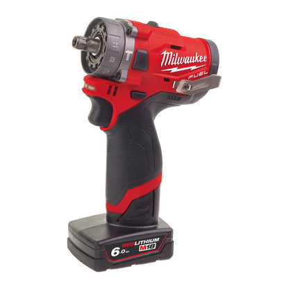 Milwaukee M12 FUEL Drill 6in1 Kit 2 x 6.0Ah