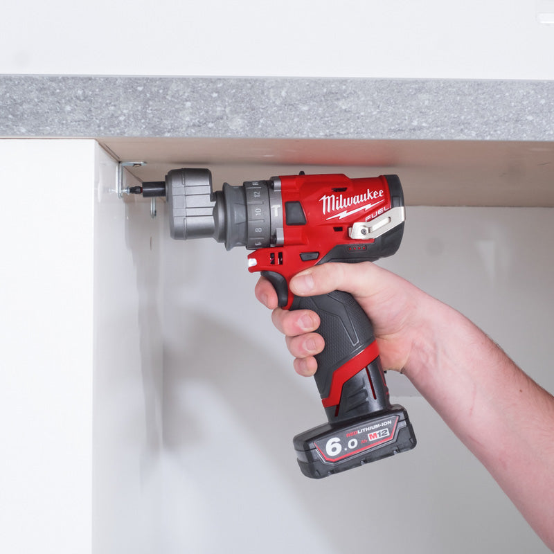 Milwaukee M12 FUEL Drill 6in1 Kit 2 x 6.0Ah