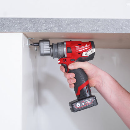 Milwaukee M12 FUEL Drill 6in1 Kit 2 x 6.0Ah