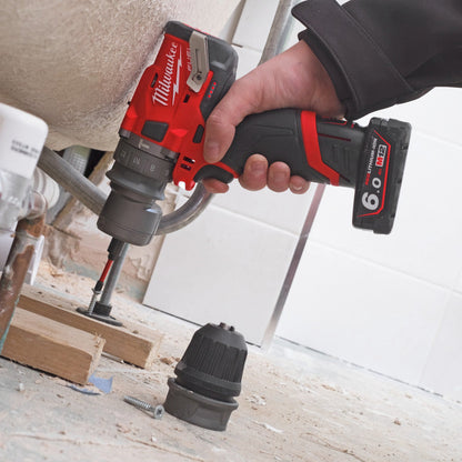 Milwaukee M12 FUEL Drill 6in1 Kit 2 x 6.0Ah