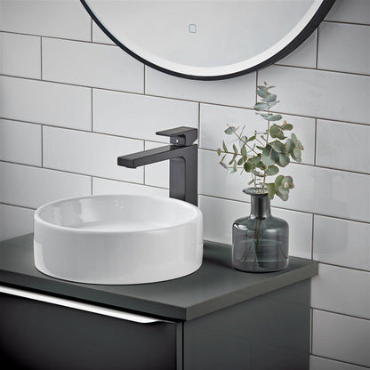 Hansgrohe Vernis Shape 190 Basin Mixer Tap Matt Black