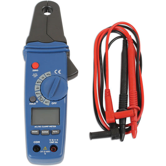 Laser Mini AC/DC Digital Clamp Meter CAT III 80A