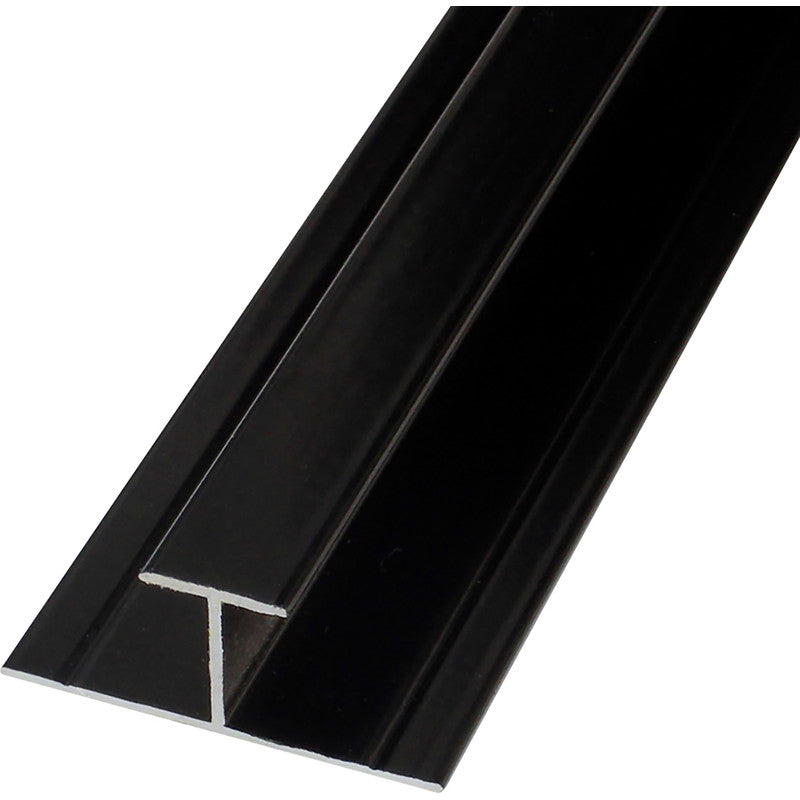 Mermaid Laminate Shower Wall Panel Trims Black H Joint