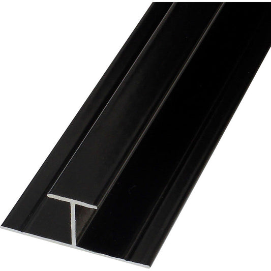 Mermaid Laminate Shower Wall Panel Trims Black H Joint