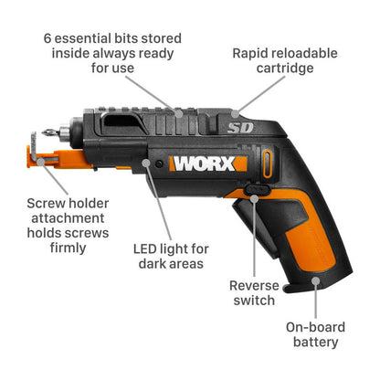 Worx WX255 4V Slide Driver