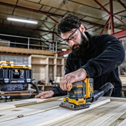 DCW200N-XJ 18V XR 1/4 Sheet Sander – Smooth, Controlled Finishing