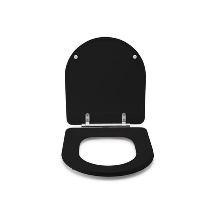 Croydex Iseo Wood Toilet Seat Matt Black