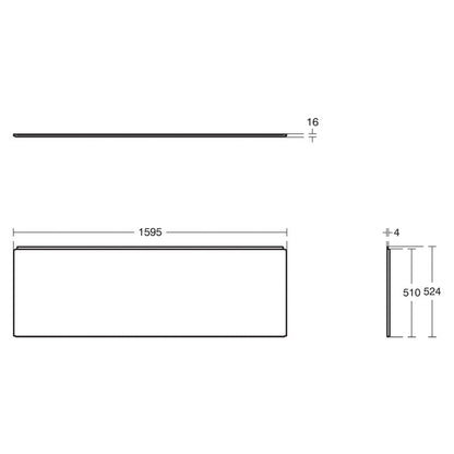 Ideal Standard Unilux Bath Front Panel