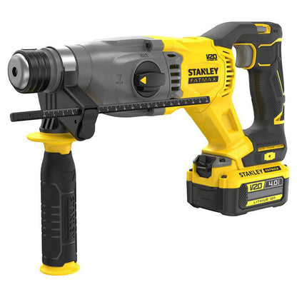Stanley FatMax V20 18V Cordless Brushless SDS Hammer Drill 1 x 4.0Ah