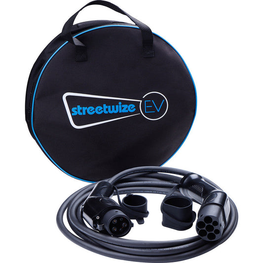 Streetwize Type 1 to Type 2 1 Phase EV Charging Cable 16A