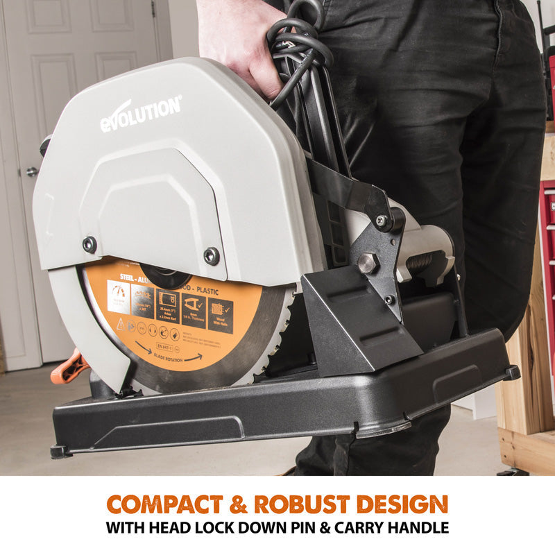 Evolution R355CPS 355mm Multi-Material Chop Saw