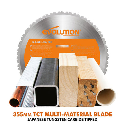 Evolution R355CPS 355mm Multi-Material Chop Saw