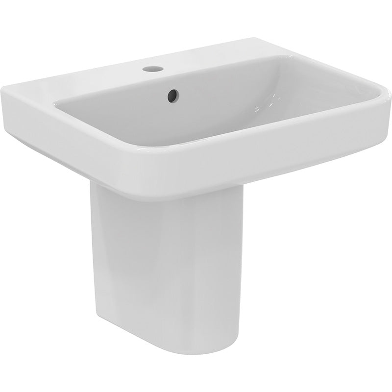 Ideal Standard i.life B Basin and Semi-Pedestal  1 Tap Hole
