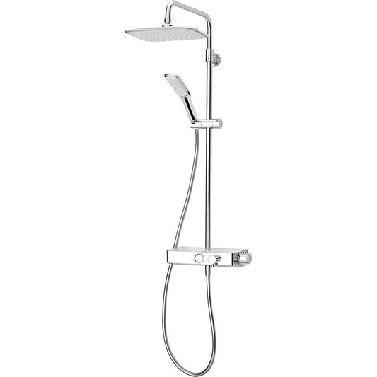Triton Push Button Mixer Shower Chrome