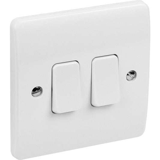 MK Light Switch 2 Gang 2 Way