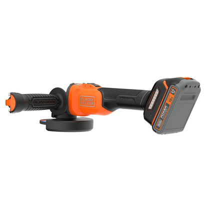 Black & Decker 18V Brushless Angle Grinder 1 x 2.0Ah
