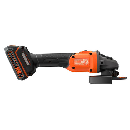 Black & Decker 18V Brushless Angle Grinder 1 x 2.0Ah