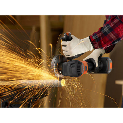 Black & Decker 18V Brushless Angle Grinder 1 x 2.0Ah