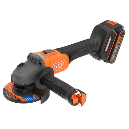 Black & Decker 18V Brushless Angle Grinder 1 x 2.0Ah
