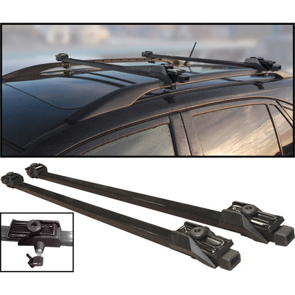 Anti-Theft Lockable Universal Roof Bars 1250mm