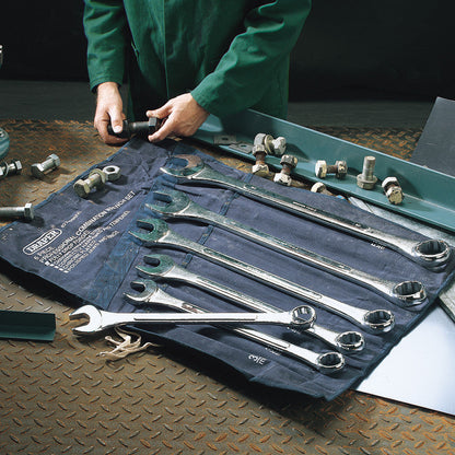 Draper Heavy Duty Long Pattern Metric Combination Spanner Set 6 Piece