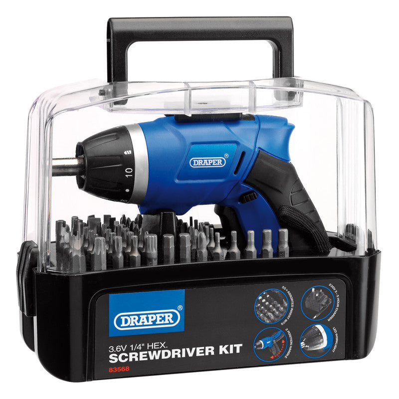 3.6V Cordless Screwdriver – Compact, Easy Everyday Fixing Tool