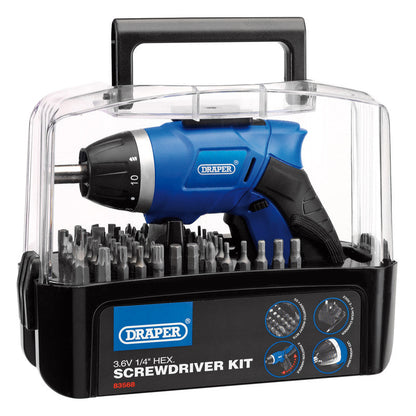 3.6V Cordless Screwdriver – Compact, Easy Everyday Fixing Tool