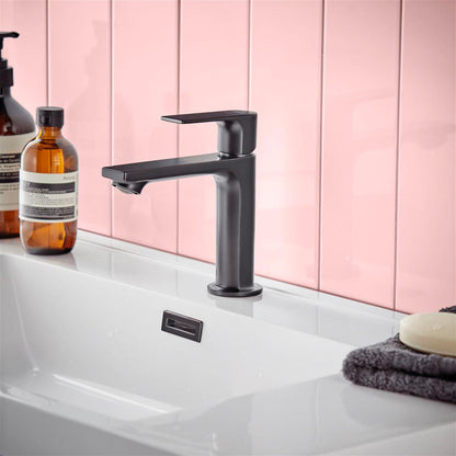 Hansgrohe Rebris S CoolStart 110 Basin Mixer Tap Matt Black
