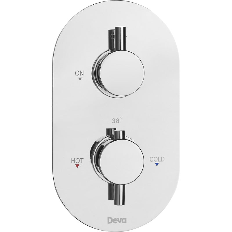 Deva Newton Thermostatic One Outlet Concealed Shower Valve