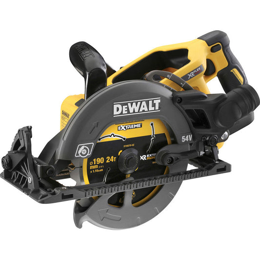 54V XR FlexVolt 190mm High Torque Circular Saw – Powerful Body Only