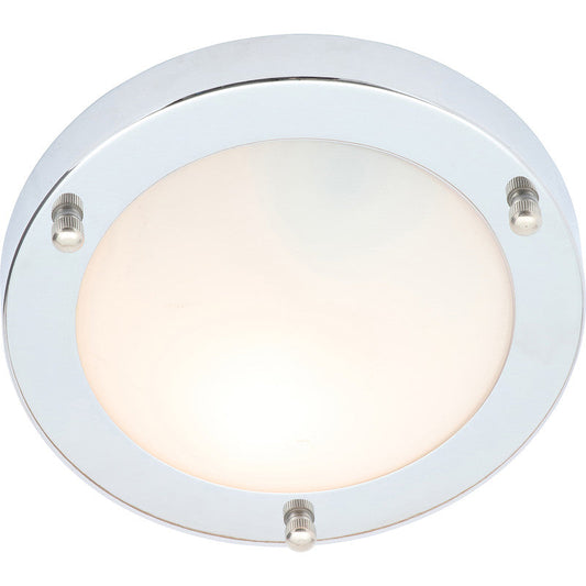 Delphi Flush LED Bathroom Ceiling Light IP44 18W 900lm 4000K