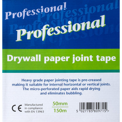 Paper Plasterboard Joint Tape 50mm x 150m