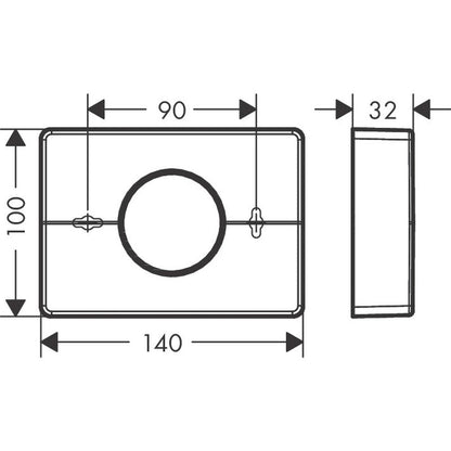 Hansgrohe AddStoris Sanitary Bag Dispenser