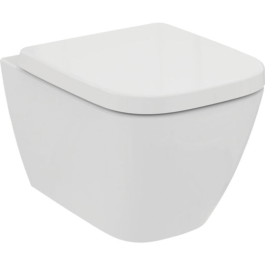 Ideal Standard i.life S Compact Wall Hung Toilet and Soft Close Seat
