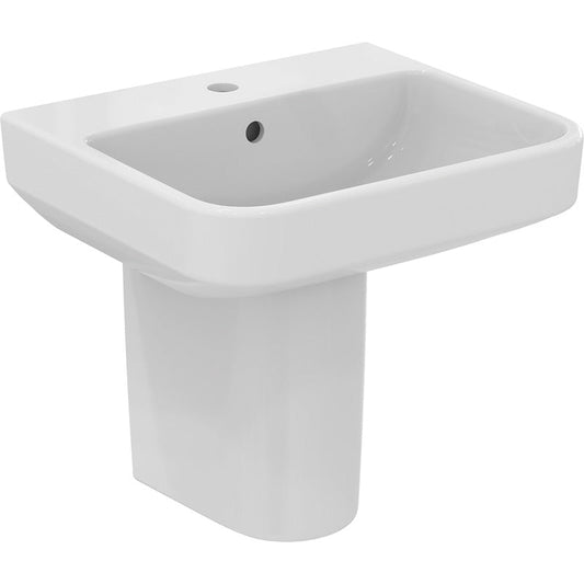 Ideal Standard i.life B Basin and Semi-Pedestal  1 Tap Hole