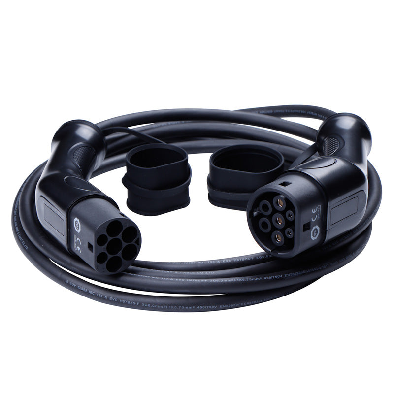 Streetwize Type 2 to Type 2 1 Phase EV Charging Cable 16A