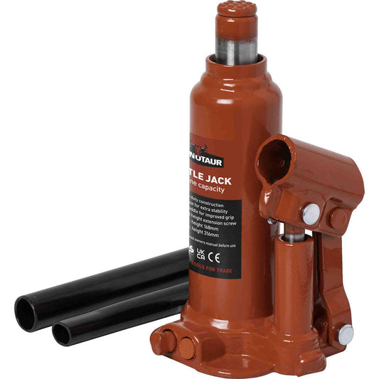Minotaur Hydraulic Welded Bottle Jack 2 Tonne
