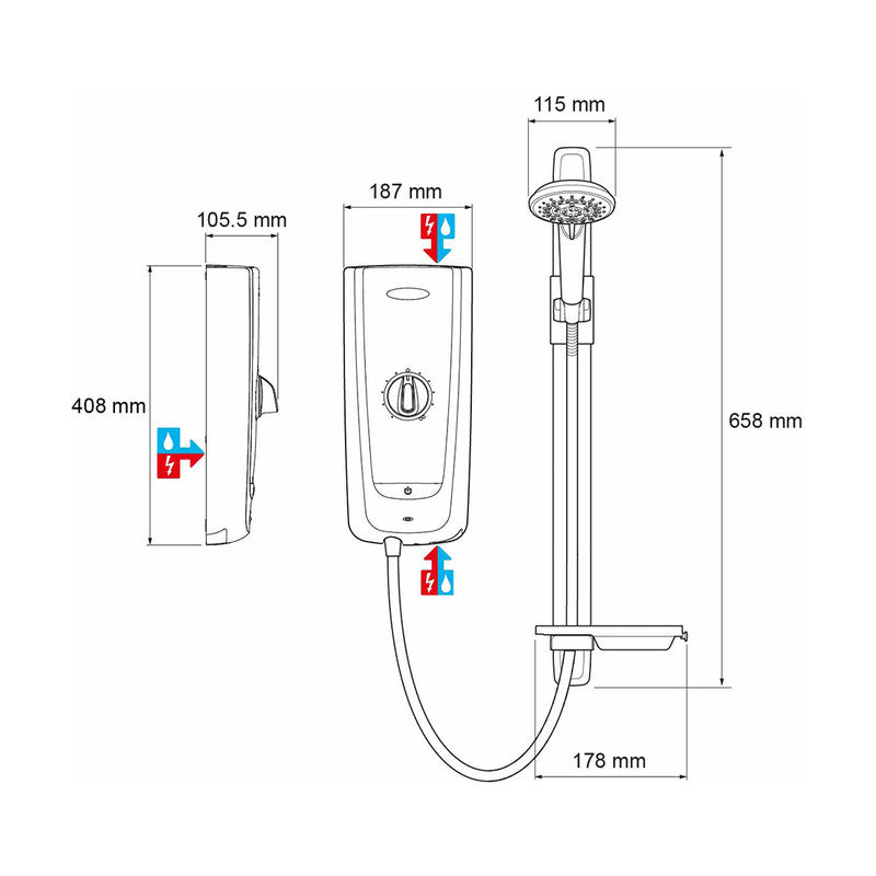 Mira Advance Thermostatic Electric Shower