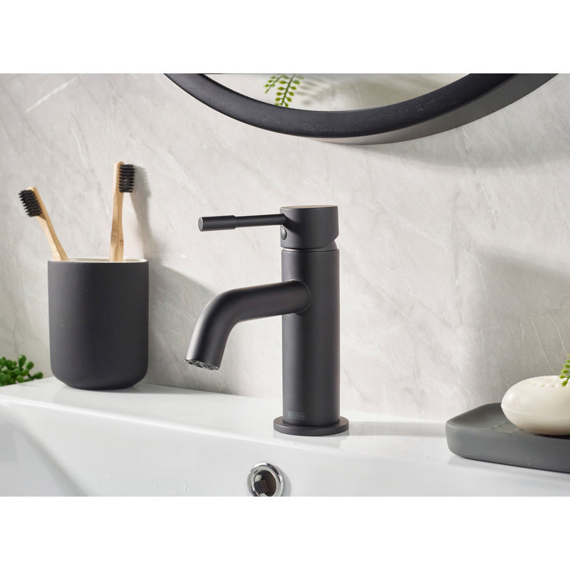 Bristan Mila Taps Black Basin Mixer