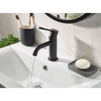 Bristan Mila Taps Black Basin Mixer